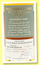 Bruichladdich 18 yo 2005/2023 (54.7%, Nickolls & Perks, Inaugural Casks, fresh bourbon barrel, cask #518, 195 bottles)