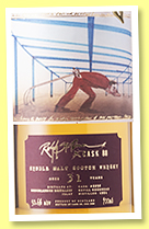 Bruichladdich 31 yo 1991/2023 '5a' (50.6%, Cask 88, Ralph Steadman, refill hogshead, cask #2258)