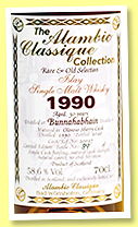 Bunnahabhain 30 yo 1990/2020 (58.6%, Alambic Classique, Rare Old Selection, oloroso sherry cask, cask #20027, 114 bottles)