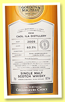 Caol Ila 13 yo 2009/2023 (60.3%, Gordon & MacPhail, Connoisseurs Choice, French Exclusive, refill sherry hogshead, cask #307087, 232 bottles) Caol Ila 13 yo 2009/2023 (60.3%, Gordon & MacPhail, Connoisseurs Choice, French Exclusive, refill sherry hogshead, cask #307087, 232 bottles)