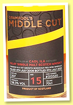 Caol Ila 15 yo 2008/2023 (58.3%, Dramfool, Middle Cut, cask # 313320)