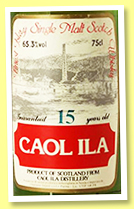 Caol Ila 15 yo (65.3%, Sestante, 75cl, +/-1985)