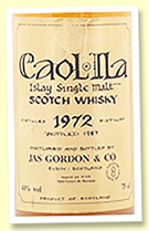 Caol Ila 1972/1987 (40%, JAS Gordon & Co, Auxil import) 