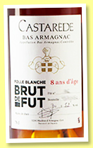 Castarède 8 yo 2006 ‘Folle Blanche Brut de Fût’ (52%, OB, +/-2023)