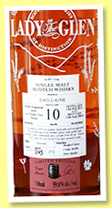 Dailuaine 10 yo 2013/2023 (59%, Lady of the Glen, Tawny Port finish, cask # 302795, 272 bottles) 