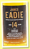 Dailuaine 14 yo 2009/2024 (48.1%, James Eadie, 1st fill Malaga butt finish, cask #361937, 369 bottles)