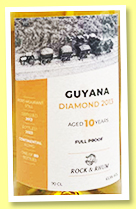 Diamond (Port Mourant) 10 yo 2013/2023 (63.5%, Rock & Rhum, Guyana) Diamond (Port Mourant) 10 yo 2013/2023 (63.5%, Rock & Rhum, Guyana)