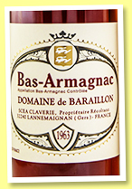 Domaine de Baraillon 1963/2023 (45%, OB, Bas-armagnac) Domaine de Baraillon 1963/2023 (45%, OB, Bas-armagnac)