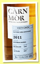 Fettercairn 10 yo 2011/2021 (47.5%, Carn Mor, bourbon barrel, 1244 bottles) Fettercairn 10 yo 2011/2021 (47.5%, Carn Mor, bourbon barrel, 1244 bottles)