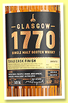 Glasgow 1770 6 yo ‘Tokaji Cask Finish Batch 02’ (54.8%, OB, 2024)