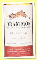 Glen Moray 13 yo 2010/2024 (56%, Dràm Mor, first fill Tokaji finish, cask #800597, 229 bottles) Glen Moray 13 yo 2010/2024 (56%, Dràm Mor, first fill Tokaji finish, cask #800597, 229 bottles)