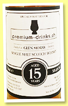 Glen Moray 15 yo 2007/2023 (55.6%, Premium-drinks, Switzerland, bourbon barrel, cask #1609, 199 bottles) 