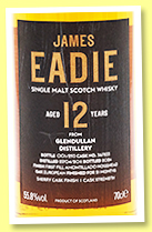 Glendullan 12 yo 2011/2024 (55.8%, James Eadie, 1st fill amontillado hogshead finish, cask #367833, 293 bottles) 