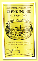 Glenkinchie 15 yo ‘The Manager’s Dram’ (60.1%, OB, 2010) Glenkinchie 15 yo ‘The Manager’s Dram’ (60.1%, OB, 2010)
