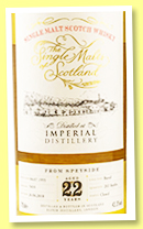Imperial 22 yo 1995/2018 (43.3%, Elixir Distillers ‘Single Malts of Scotland’, cask #5410, barrel, 202 bottles)