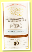 Imperial 30 yo 1990/2020 (44.5%, The Single Malts of Scotland, for Germany, bourbon barrel, cask #1051, 144 bottles)
