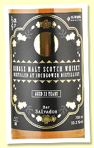 Inchgower 23 yo 1998/2022 (52.3%, Club Qing for Bar Salavador, #9994, bourbon barrel, 141 bottles) Inchgower 23 yo 1998/2022 (52.3%, Club Qing for Bar Salavador, #9994, bourbon barrel, 141 bottles)