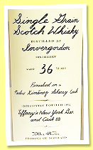 Invergordon 36 yo 1988/2024 (48.7%, Cask 88 and Tiffany’s New York Bar Hong Kong, PX finish, 240 bottles)