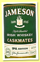 Jameson ‘Caskmates IPA Edition’ (40%, OB, Irish blend, finished in craft beer barrels, +/-2024)