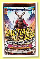 Jura 13 yo (54%, Brave New Spirits, The Whisky Heroes, Sanctum of the Deer, Kirsch Import Germany, 1st fill oloroso sherry barrique, 277 bottles, 2024)