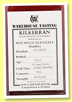 Kilkerran 13 yo 2004/2017 (54%, Cadenhead, Warehouse tasting) 