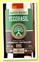 Laphroaig 26 yo 1996/2022 'Yggdrasil' (48.7%, Jack Tar, cask #5391, 101 bottles)