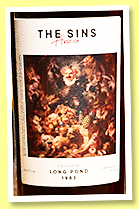 Long Pond 40 yo 1983/2024 (51.6%, Distilia & Robert Bauer, The Sins, Avarice, Jamaica, cask #1134, 203 bottles) Long Pond 40 yo 1983/2024 (51.6%, Distilia & Robert Bauer, The Sins, Avarice, Jamaica, cask #1134, 203 bottles)