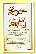 Longrow 'Hand-Filled' (57.7%, OB, 2022) 