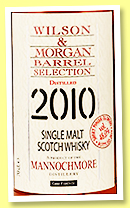 Mannochmore 2010/2024 (48%, Wilson & Morgan, oloroso sherry finish, casks #12071-72) Mannochmore 2010/2024 (48%, Wilson & Morgan, oloroso sherry finish, casks #12071-72)
