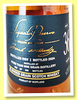 More Than One Grain Distillery 36 yo 1987/2024 (ABV in waiting, Frank McHardy's Signature Reserve, blended grain, 260 bottles)