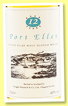 Port Ellen 12 yo (40%, Douglas Murdoch & Co., +/-1992) Port Ellen 12 yo (40%, Douglas Murdoch & Co., +/-1992)