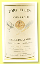 Port Ellen 13 yo 1983/1996 (43%, Istituto Enologico Italiana SpA, Verona) Port Ellen 13 yo 1983/1996 (43%, Istituto Enologico Italiana SpA, Verona)