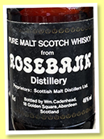 Rosebank 14 yo1966/1980 (46%, Cadenhead, Aberdeen, black dumpy, 75cl)
