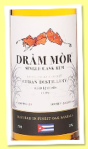 Secret Cuban 12 yo 2009/2022 (59%, Dràm Mor, bourbon barrel, cask #139, 227 bottles) Secret Cuban 12 yo 2009/2022 (59%, Dràm Mor, bourbon barrel, cask #139, 227 bottles)