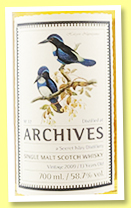 Secret Islay 13 yo 2009/2023 (58.7%, Archives, for China, ‘Birds from the Orient’, refill hogshead, cask #200000125, 300 bottles)