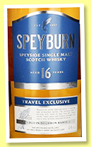 Speyburn 16 yo (43%, OB, travel exclusive, bourbon barrel, +/- 2022)