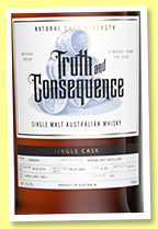 Spring Bay 4 yo 2019/2023 (65.8%, Truth & Consequence, Tasmania, 100l Apera, cask #216) 