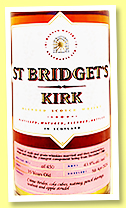 St. Bridget’s Kirk 35 yo 1988/2024 (43.9%, Hannah Whisky Merchants, blended scotch, refill butt, 450 bottles)