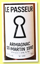 St Martin 1992/2024 (54.7%, Le Passeur, Bas Armagnac, cask #90)