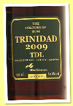 T.D.L. 13 yo 2009/2023 (62.8%, The Colours of Rum, Trinidad, barrel, cask #107, 256 bottles) T.D.L. 13 yo 2009/2023 (62.8%, The Colours of Rum, Trinidad, barrel, cask #107, 256 bottles)