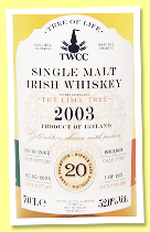 The Lime Tree 20 yo 2003/2024 (52%, The Whisky Cask Company, Tree of Life, bourbon, 205 bottles)