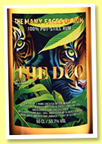 The Many Faces of Rum, The Duo, Chapter 2 (50.7%, The Whisky Jury, blended malt, 80% south American, 20% Hampden, refill wood, 2024)