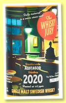 Agitator 4 yo 2020/2024 (58.1%, The Whisky Jury, Sweden, First Fill Wave Stave Barrel, cask #2028)