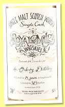 An Orkney Distillery 15 yo 2008/2024 (54%, Royal Mile Whiskies, hogshead, cask #35, 345 bottles) An Orkney Distillery 15 yo 2008/2024 (54%, Royal Mile Whiskies, hogshead, cask #35, 345 bottles)