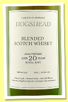 Blended Scotch 20 yo 2002/2023 (44.9%, Hogshead Imports, refill butt, 589 bottles) Blended Scotch 20 yo 2002/2023 (44.9%, Hogshead Imports, refill butt, 589 bottles)
