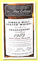 Cragganmore 31 yo 1989/2020 (54.7%, The First Editions, Hunter Laing, refill hogshead, cask #HL17820, 242 bottles)