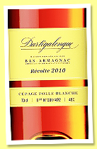 Dartigalongue 2010 ‘Folle Blanche’ (48%, OB, Bas-Armagnac, 492 bottles, Sept 2024) 