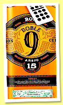 Doble 9 15 yo ‘Anejo’ (38%, OB, Cuba, +/-2024) Doble 9 15 yo ‘Anejo’ (38%, OB, Cuba, +/-2024)