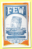 FEW 7 yo (46.5%, OB, Straight Rye Whiskey, Sauternes barrel finish, LMDW Foundations, 2024) FEW 7 yo (46.5%, OB, Straight Rye Whiskey, Sauternes barrel finish, LMDW Foundations, 2024)