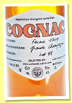 Ferme 1719 ‘Lot 88’ (50%, Authentic Spirits, Grande Champagne, 2024)